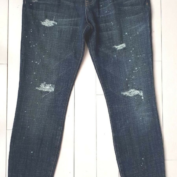 CURRENT ELLIOTT UNEVEN CUT LOVED DESTROY Jeans - Picture 4 of 5